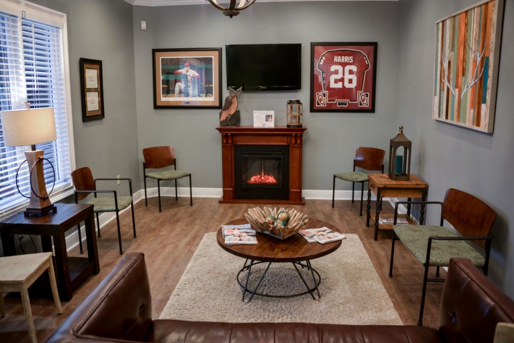 Office tour reception room 