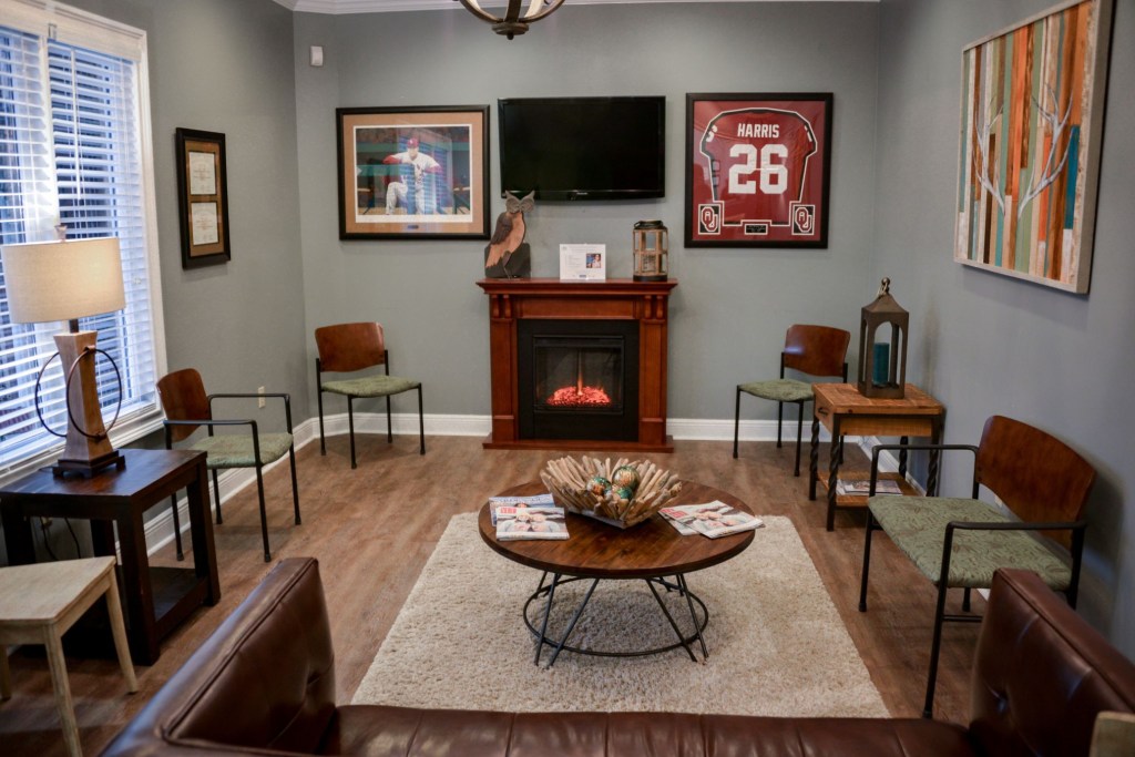 Office tour reception room 