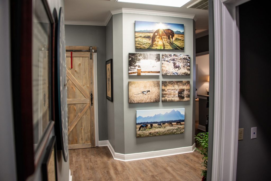 Office tour reception room 